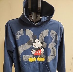 Vintage disney 28 Mickey Mouse Hoodie Size Small‎ Navy